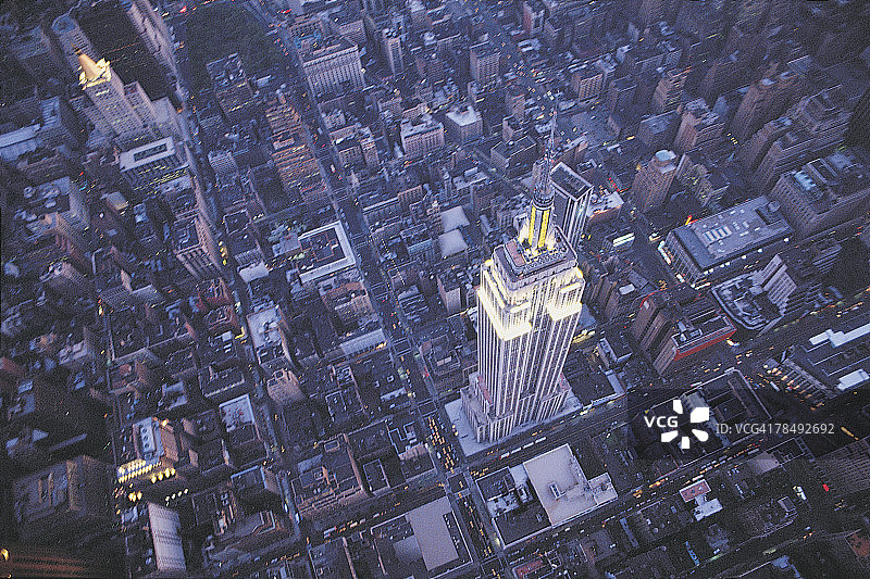 纽约市帝国大厦图片素材