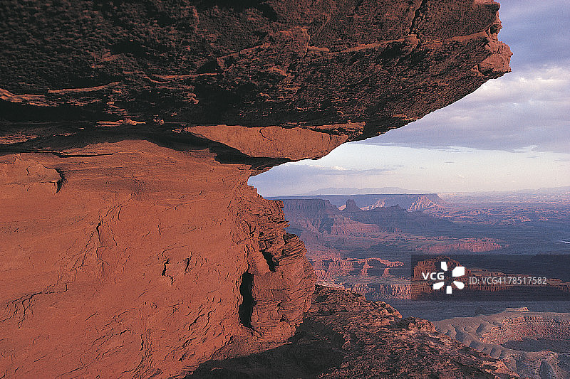 从死马点观峡谷地，犹他州图片素材