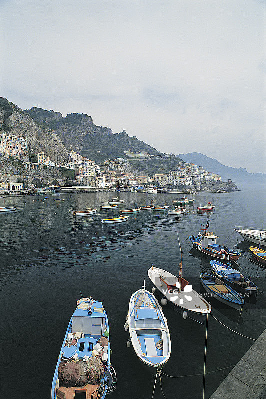 鲁佛罗别墅码头，拉韦洛，意大利图片素材