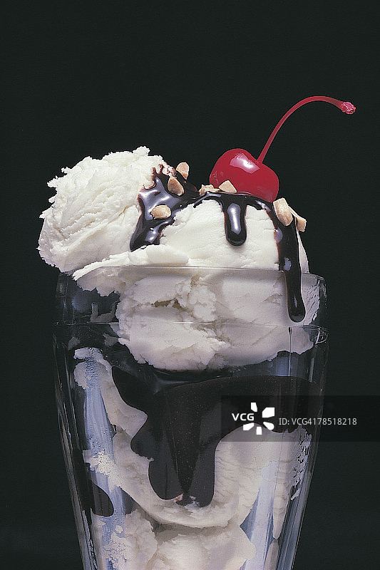 热软糖圣代图片素材