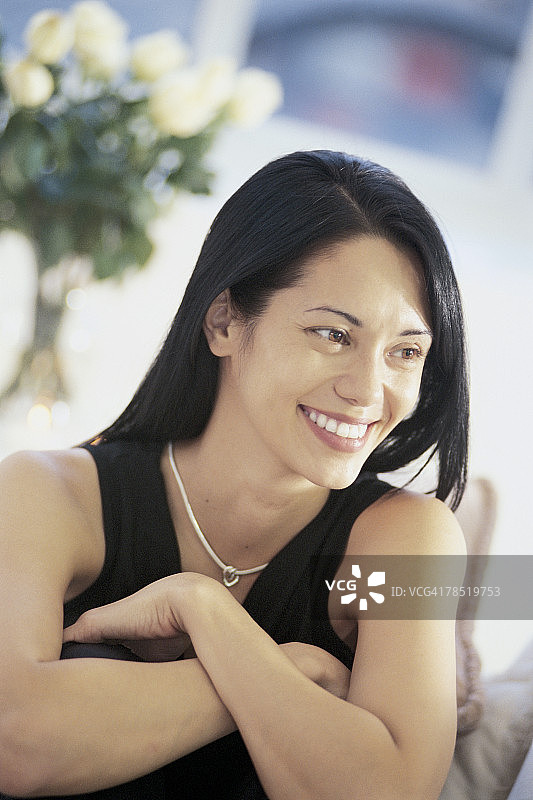 女人看了图片素材