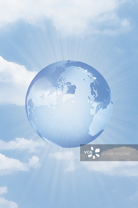 地球和天空的图形设计图片素材