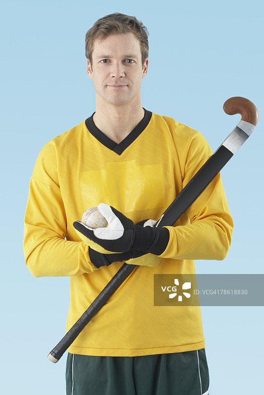 曲棍球运动员图片素材