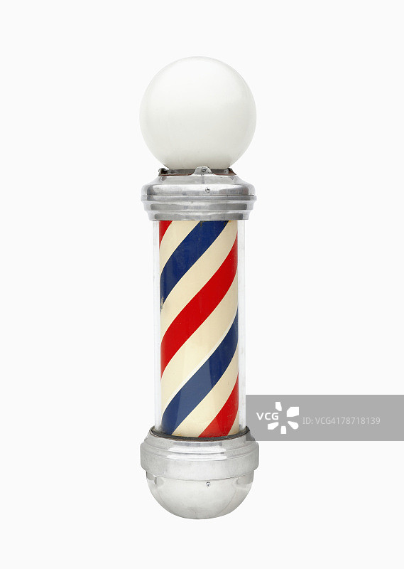 理发店旋转灯图片素材