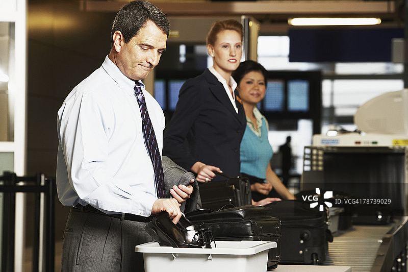 机场安检图片素材