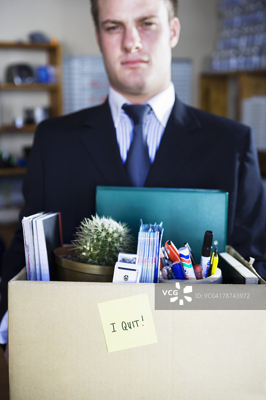 辞职的商人图片素材