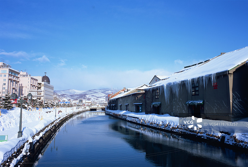 日本北海道小樽图片素材
