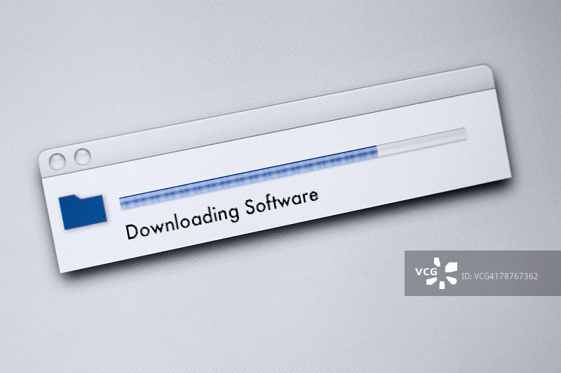 计算机屏幕上的下载消息图片素材