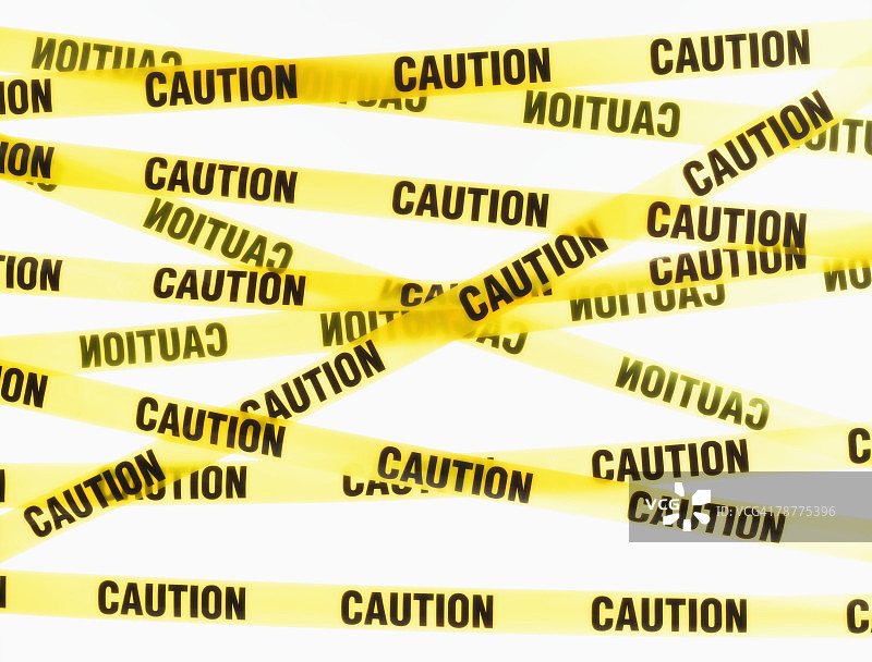 警戒线图片素材