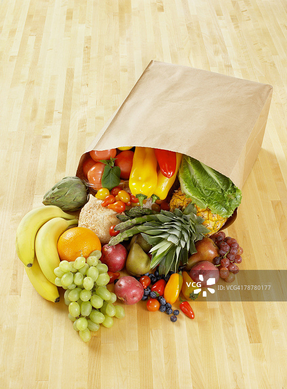 新鲜食品杂货图片素材