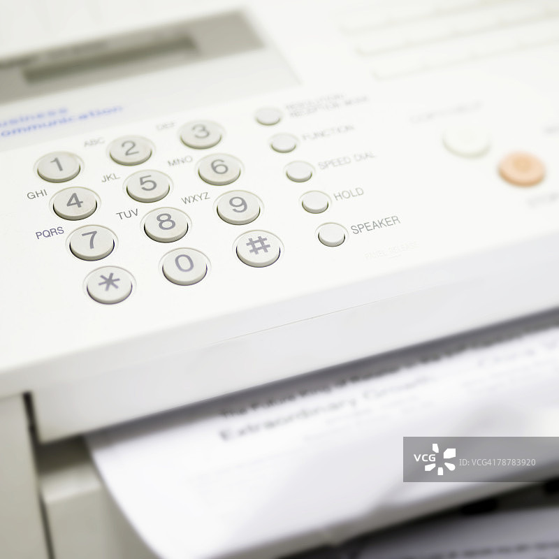 传真机的键盘图片素材