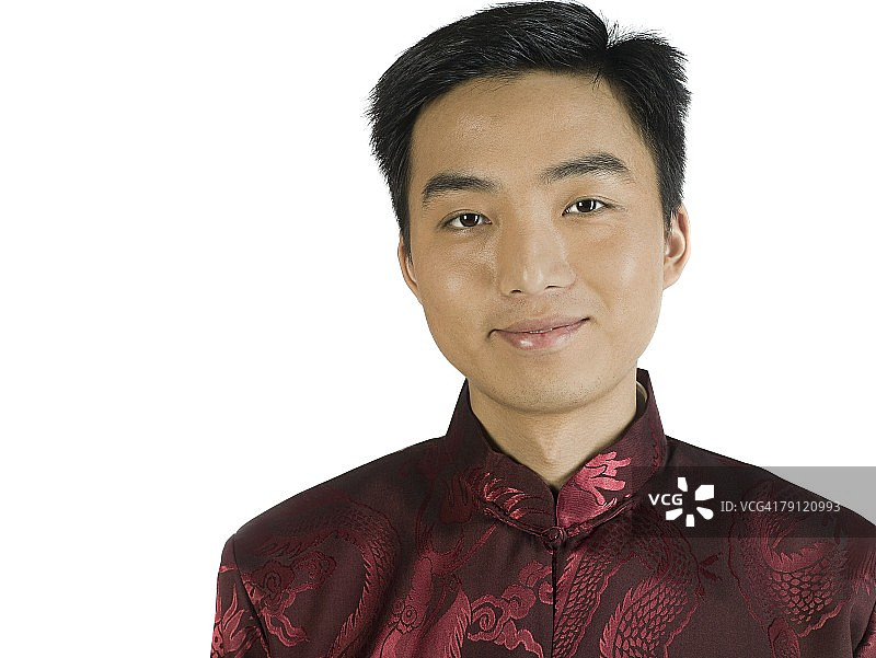 中国男人肖像图片素材