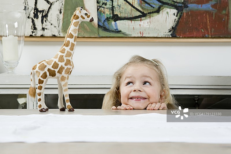 一个女孩的肖像图片素材