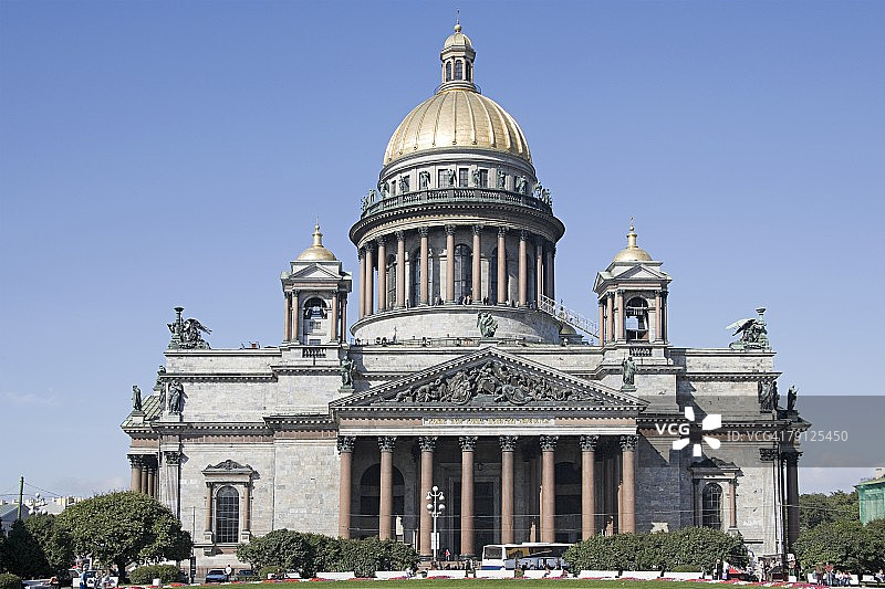 圣彼得堡圣以撒大教堂图片素材