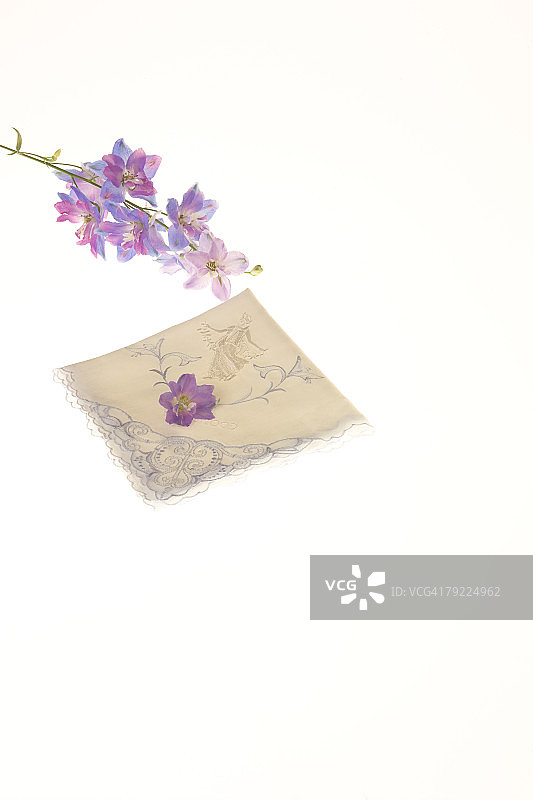 花朵和手帕图片素材