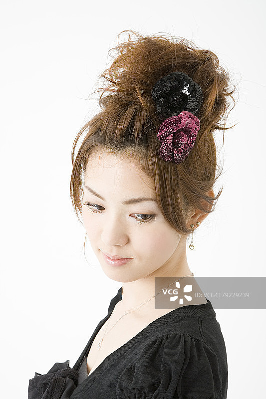年轻女子的肖像图片素材