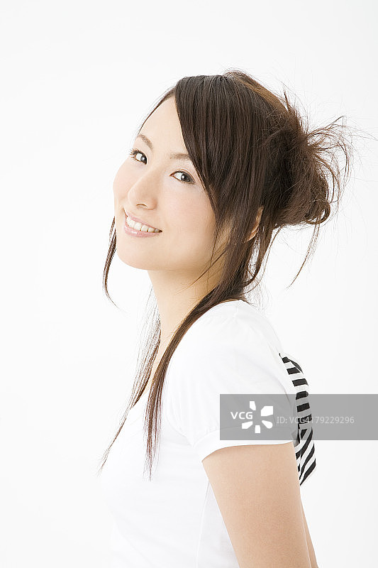 年轻女子的肖像图片素材