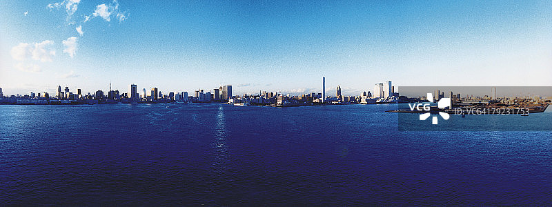 日本东京湾天际线图片素材