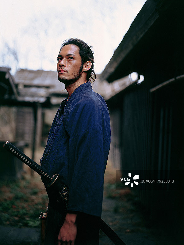 武士肖像图片素材