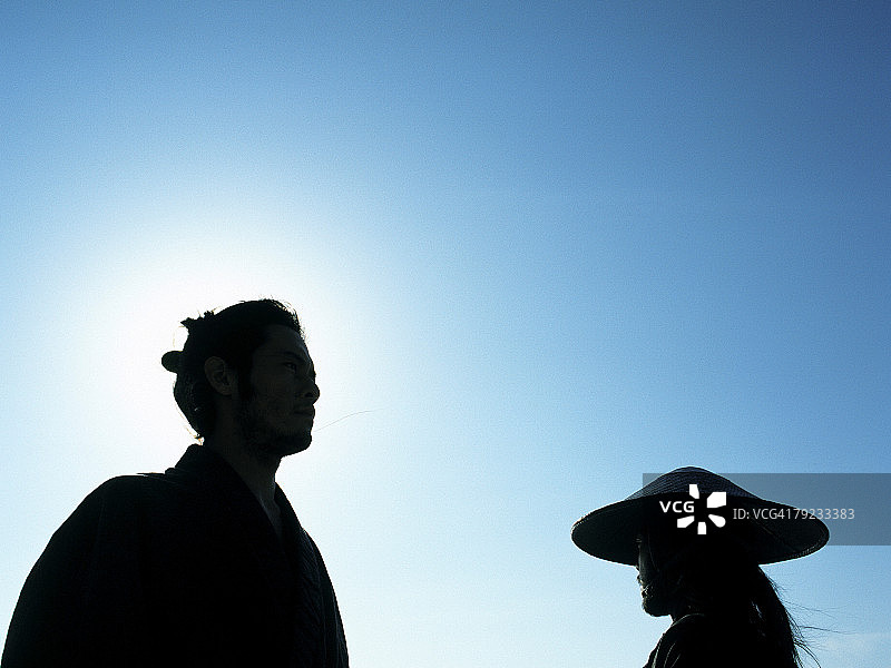 两位武士的对决图片素材