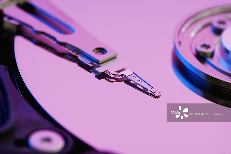 电脑硬盘特写图片素材