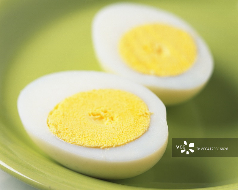 鸡蛋切片特写图片素材