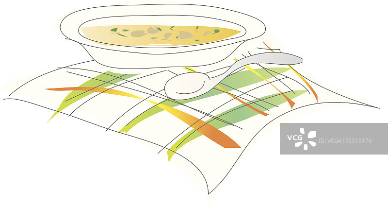 汤，图示技术图片素材