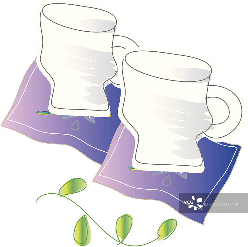 杯子插画图片素材