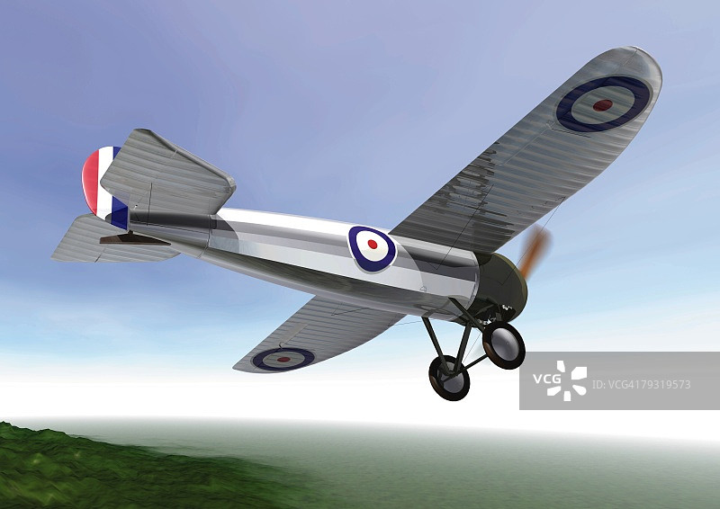 空军飞机CG插画（低角度）图片素材
