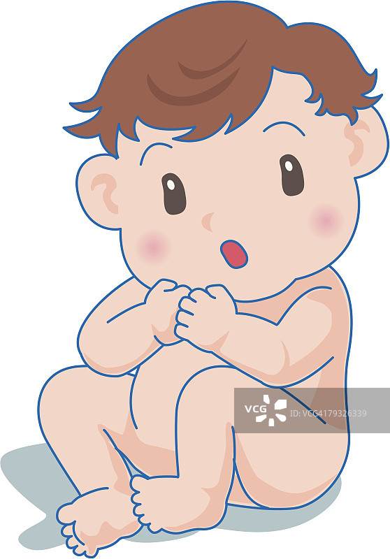 张开嘴巴的宝宝图片素材