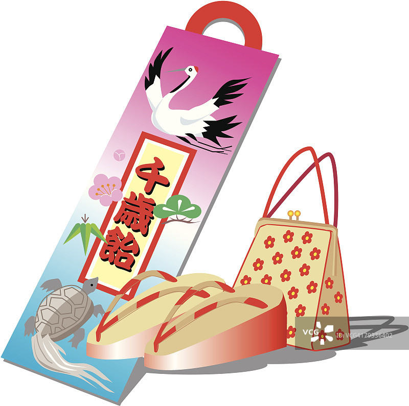 日本七五三节图片素材