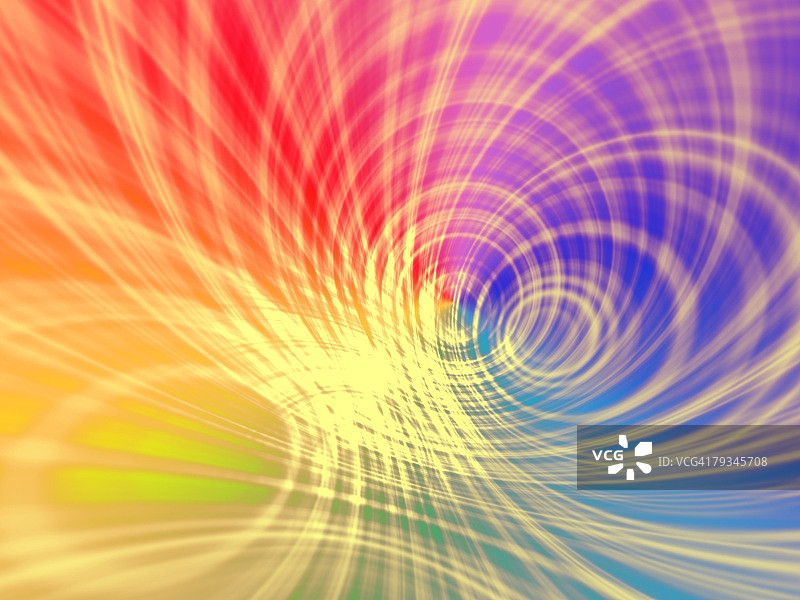 曲线电脑图形，CG图片素材