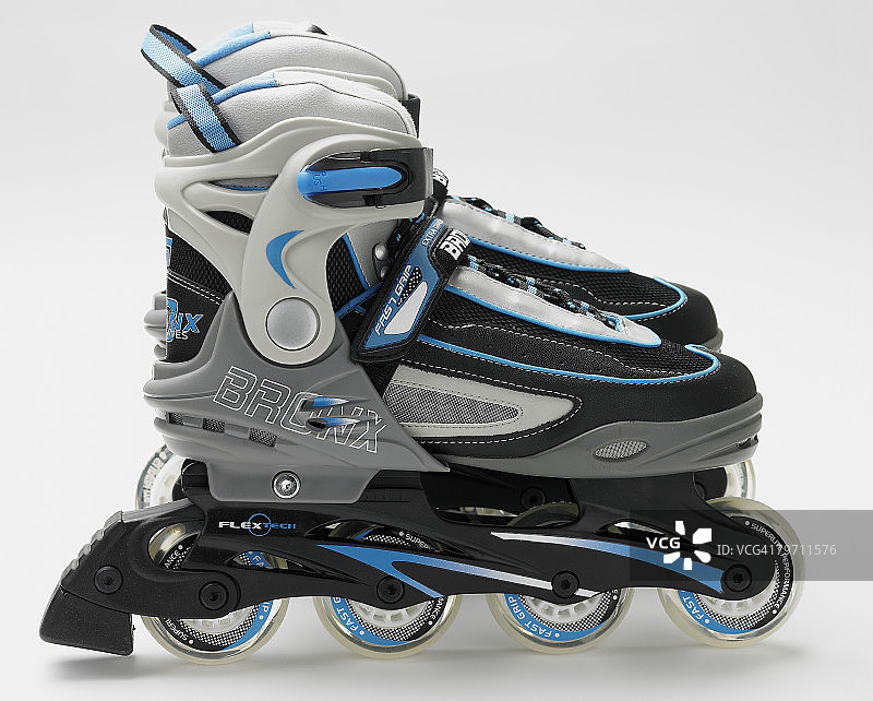 直排轮滑鞋侧视图图片素材