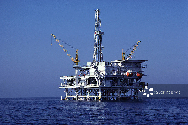 海上钻井平台图片素材
