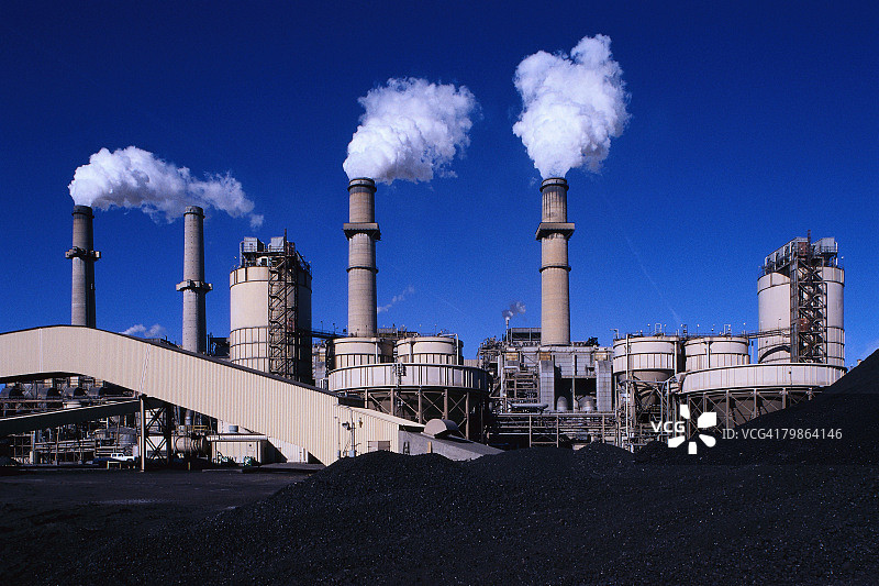 燃煤发电厂图片素材