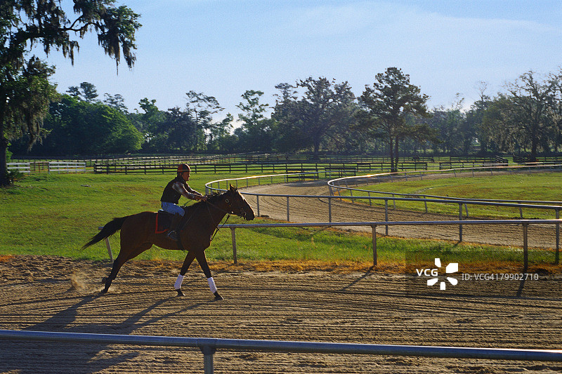 赛马训练图片素材