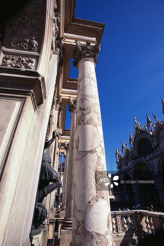 圣马可广场的柱子图片素材