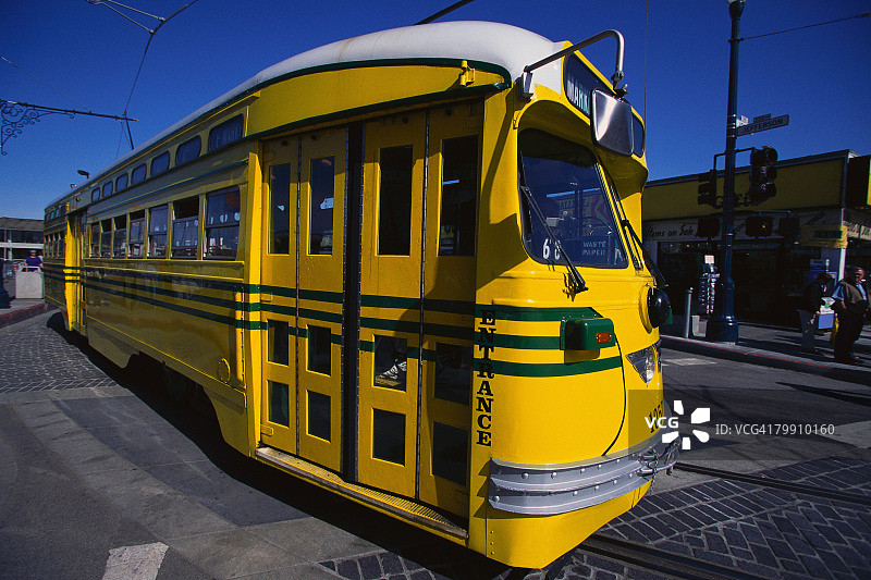 渔人码头的有轨电车图片素材