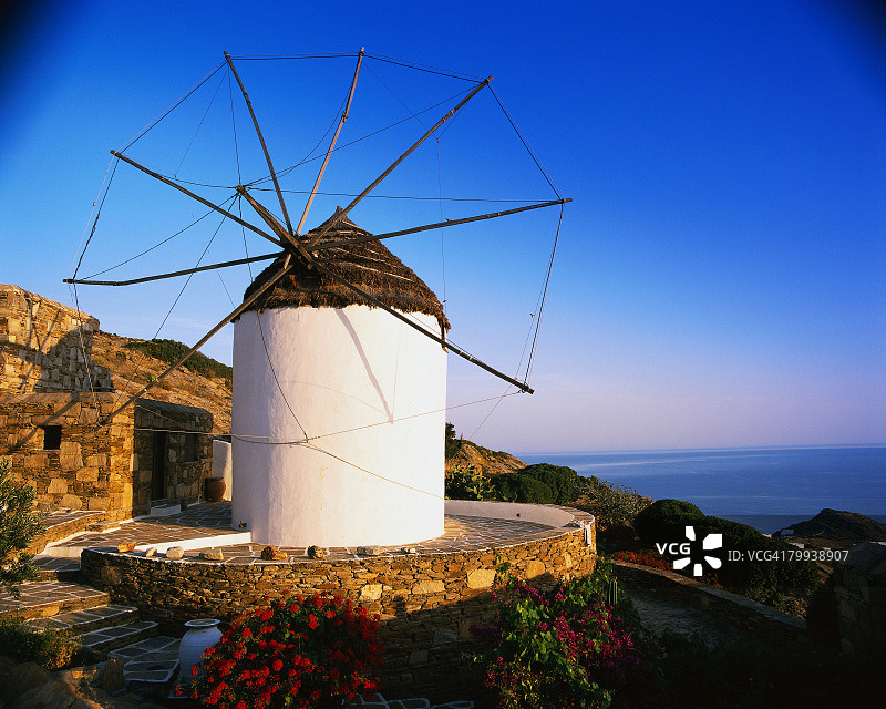 白色风车图片素材