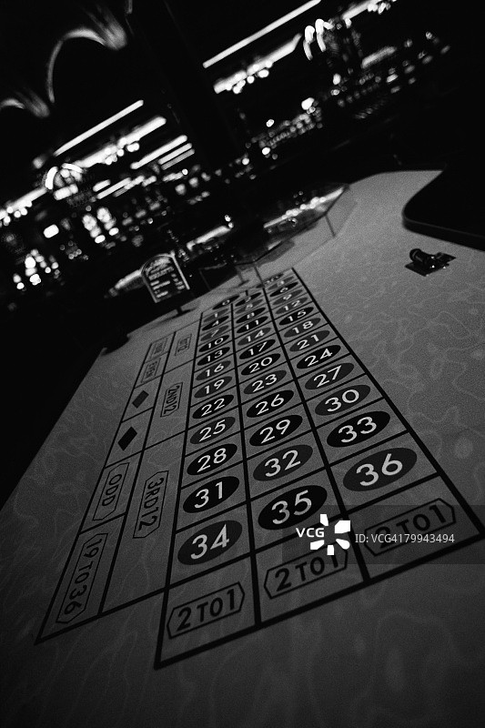 空轮盘赌桌图片素材