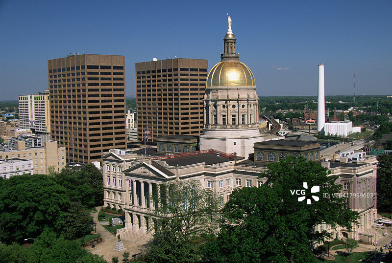 亚特兰大佐治亚州议会大厦图片素材