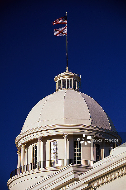 阿拉巴马州议会大厦的圆顶图片素材