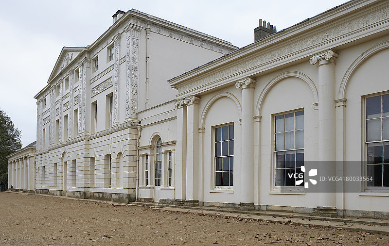 欧洲英国伦敦汉普斯特德：肯伍德别墅图书馆扩建图片素材