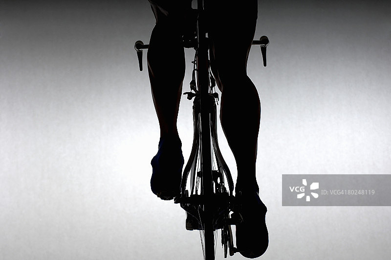 计时赛自行车骑行者图片素材