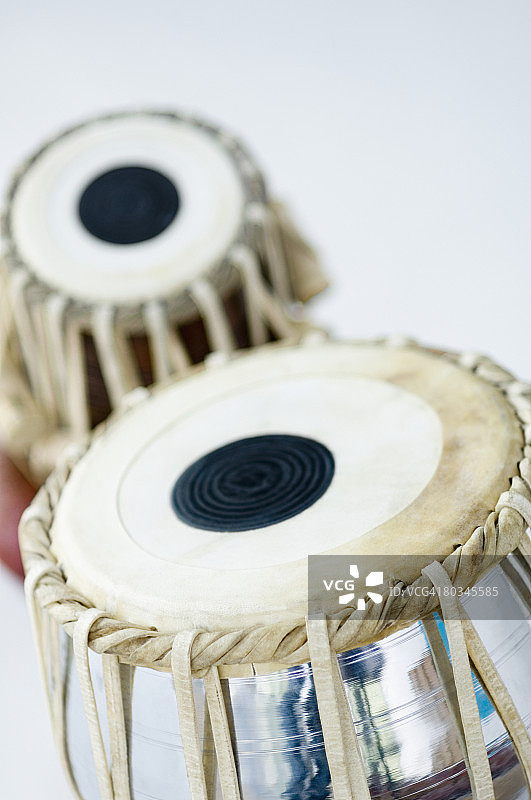 两只塔布拉鼓特写图片素材