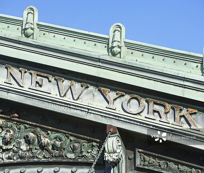 老纽约标志图片素材