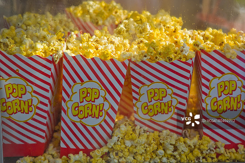 盒装爆米花图片素材