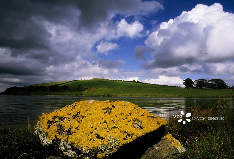 爱尔兰唐郡斯特兰福德湾多恩自然保护区图片素材