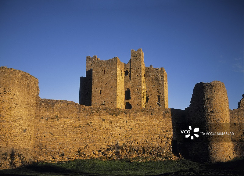 爱尔兰米斯郡的特里姆城堡图片素材