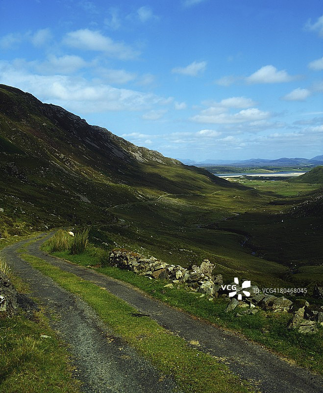 欧文威通道，近爱尔兰多尼戈尔郡阿德拉图片素材